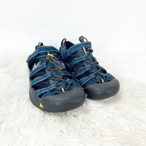 Keen Other - Keen 6 US Youth Blue Strap Hook and Loop Newport H2 Walking Hiking Sandals